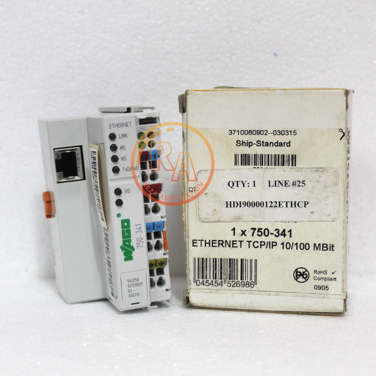 Wago 750-341 Fieldbus Coupler Ethernet