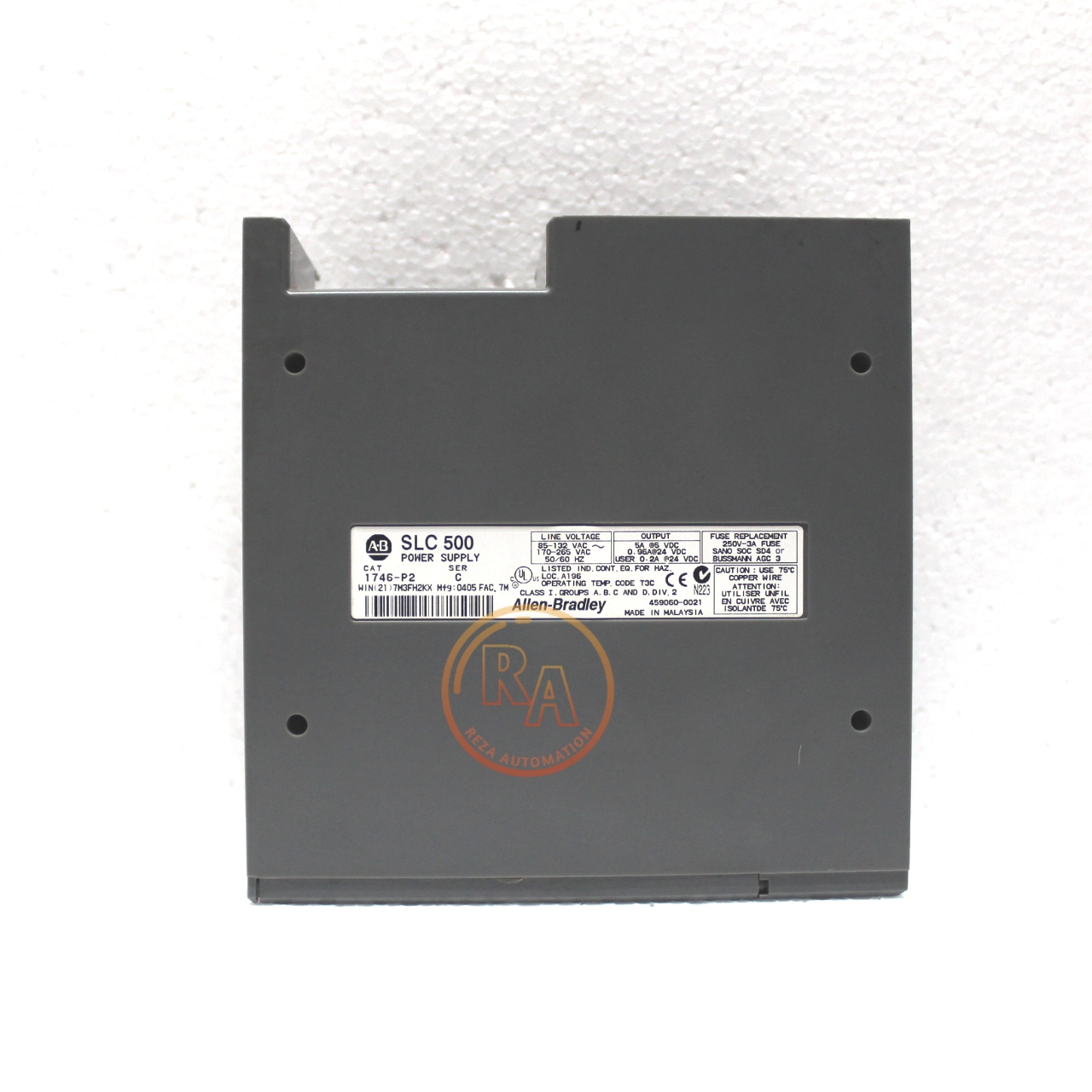 ALLEN BRADLEY 1746-P2 SLC 500 Rack Mount Power Supply