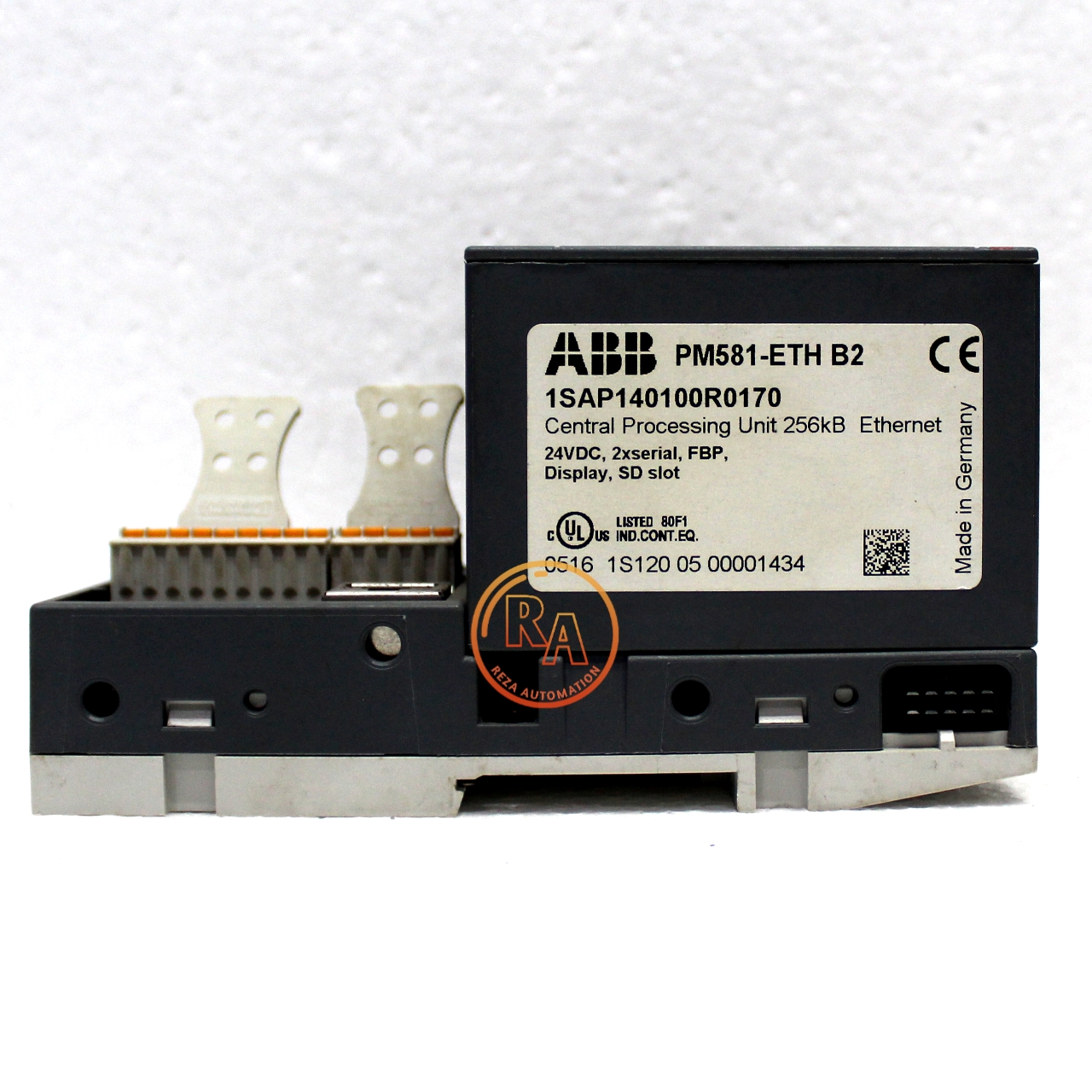 ABB PM581 AC500,Programmable Logic Controller 256kB LCD Display 
