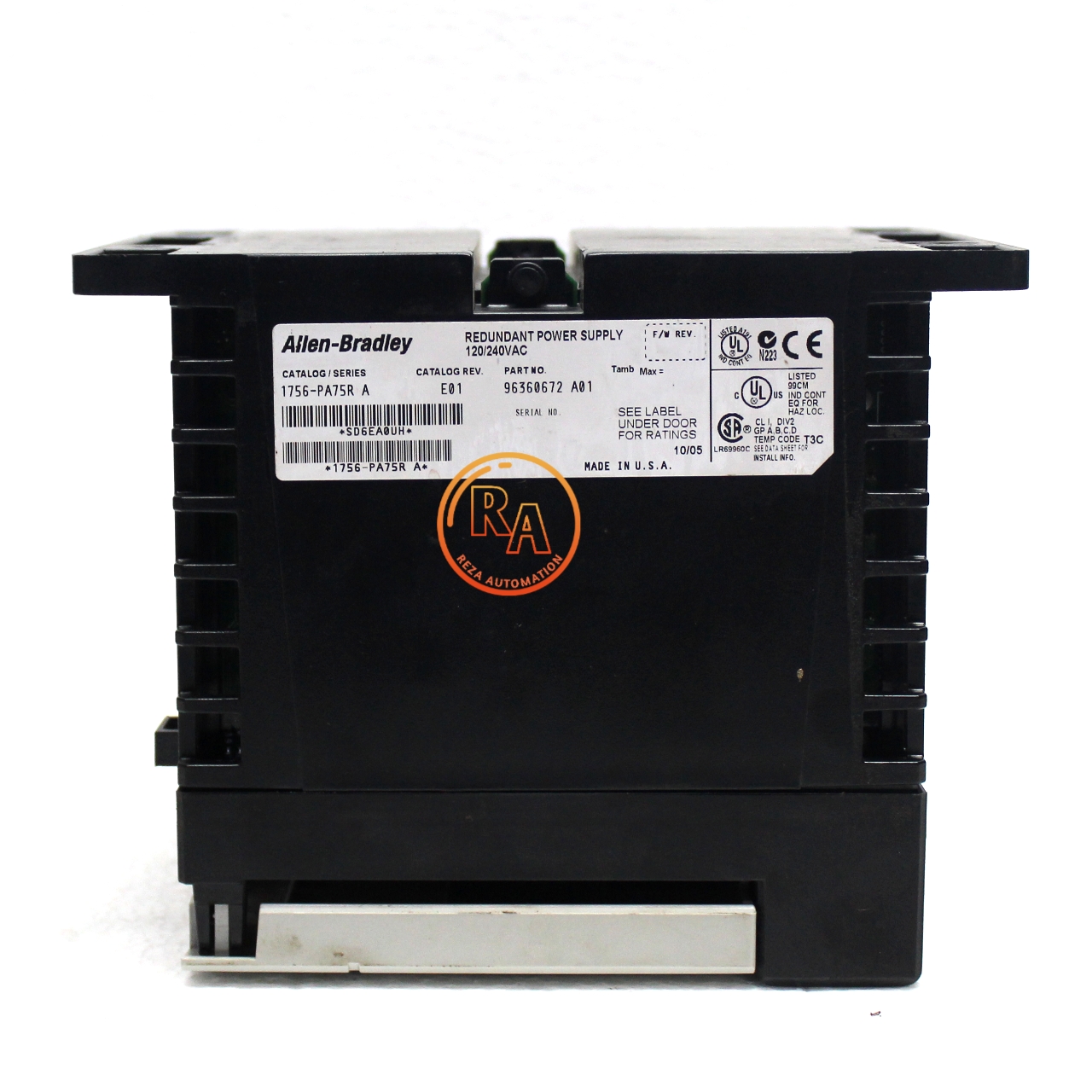 ALLEN BRADLEY 1756-PA75R CONTROLLOGIX POWER SUPPLY