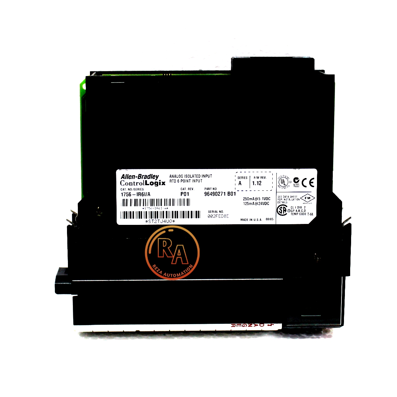 ALLEN BRADLEY 1756-IR6I/A ControlLogix Isolated RTD Input Module, 6 Points 20 Pin
