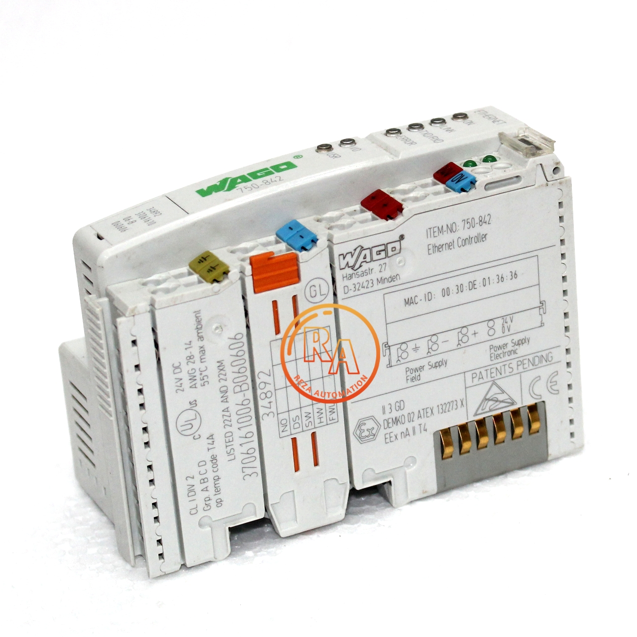 WAGO 750-842 FIELDBUS ETHERNET CONTROLLER