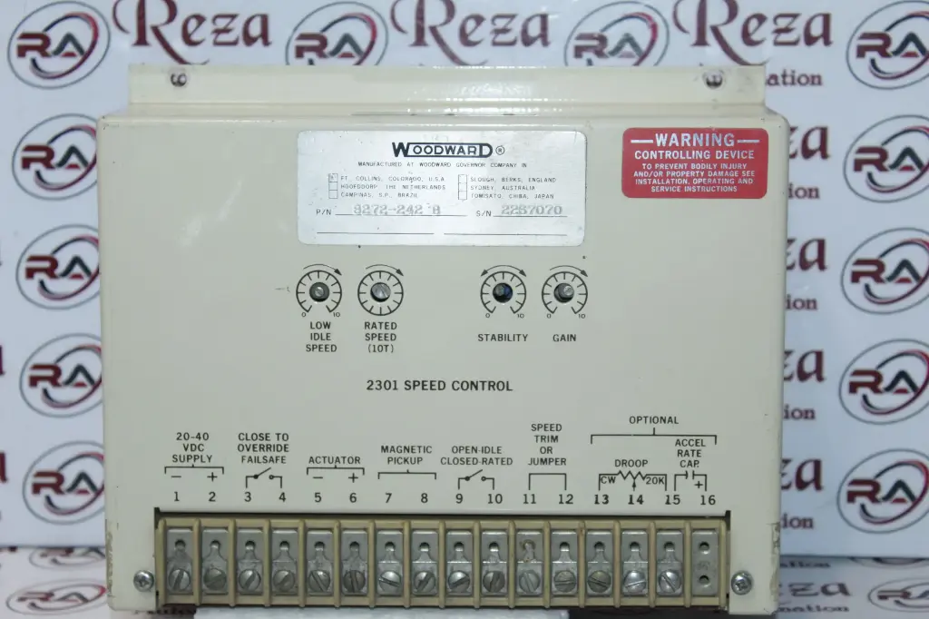 WOODWARD 8272-242 SPEED CONTROL