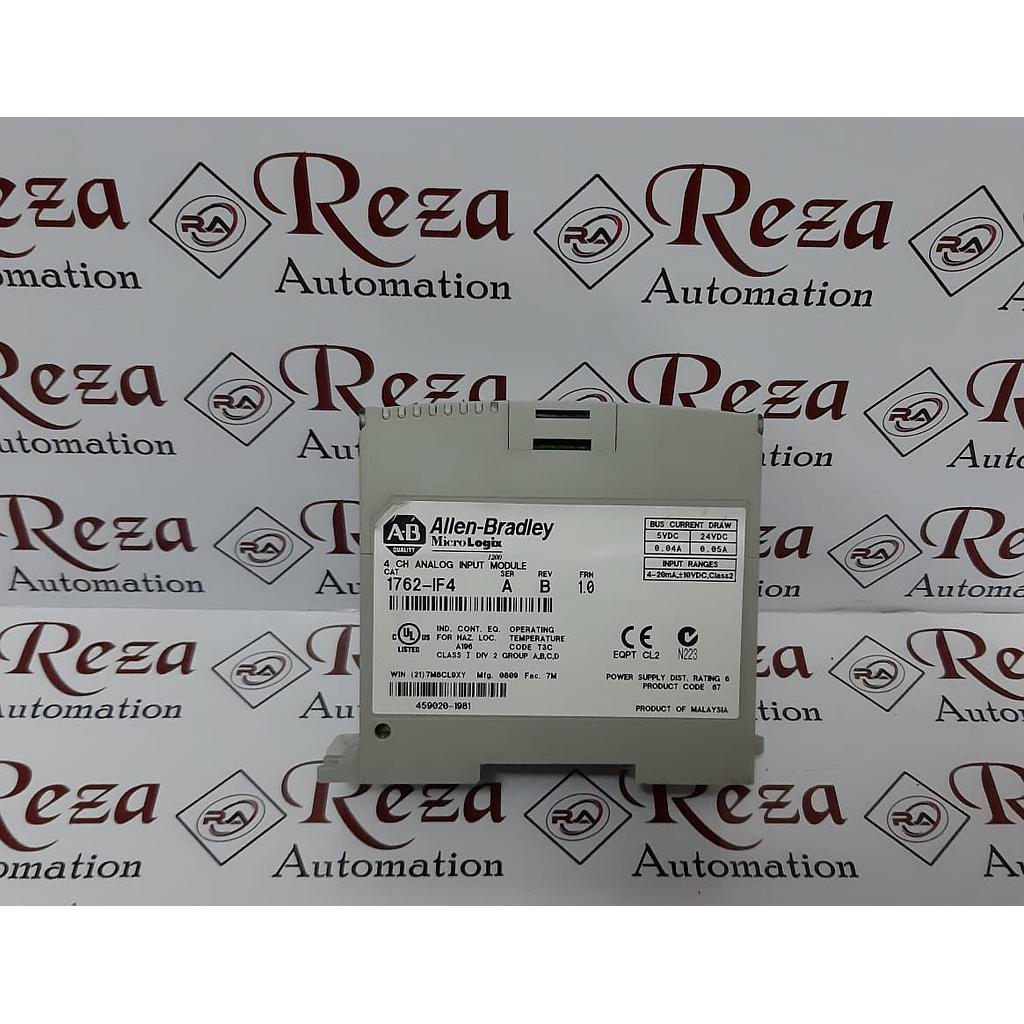 ALLEN-BRADLEY 1762-IF4 MICROLOGIX 4 CHANNEL  ANALOG INPUT MODULE