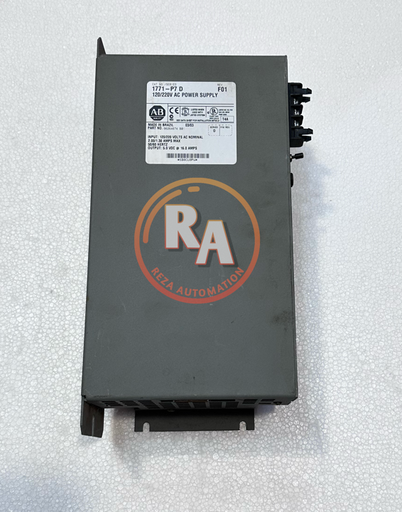 Allen-Bradley 1771-P7 power supply MODULE. 16 AMP. 120/220 VAC. 5 VDC. 