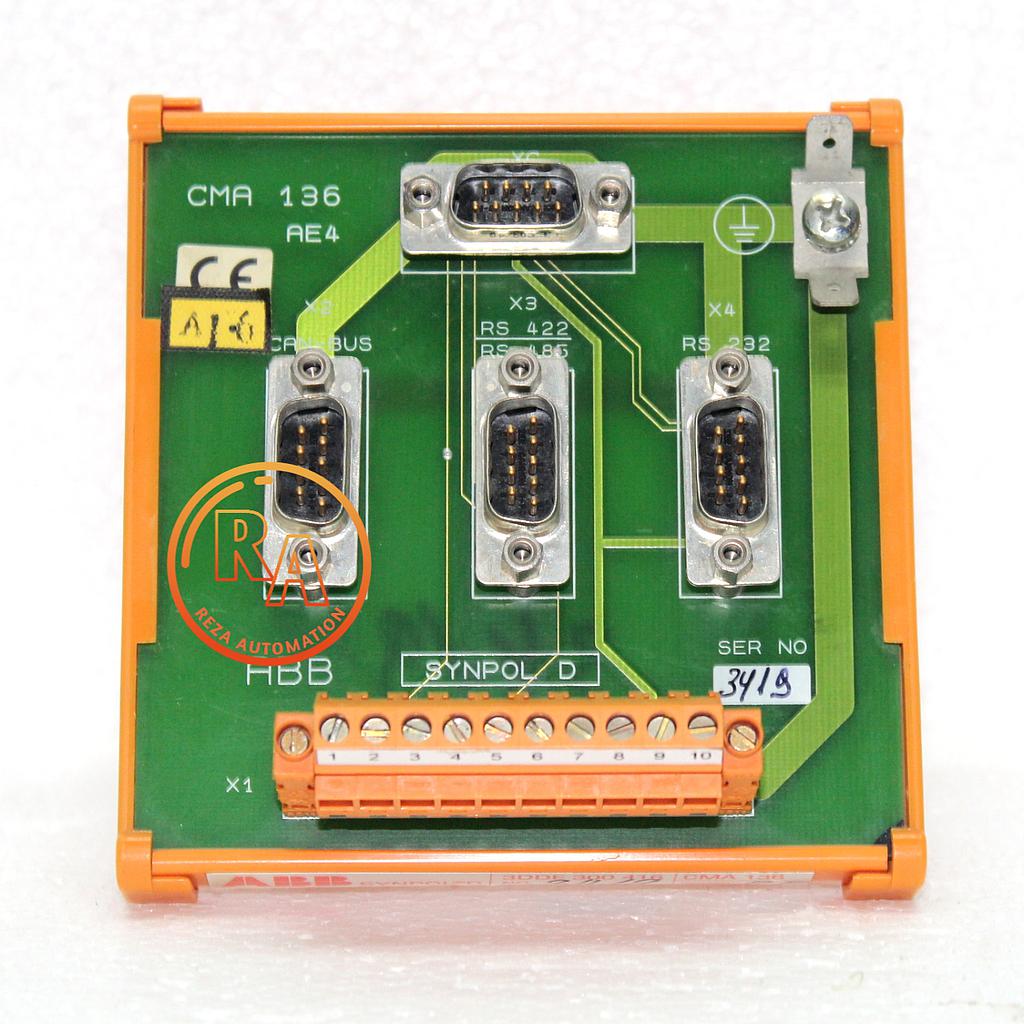 ABB SYNPOL D 3DDE 300 416 CMA 136 communication control