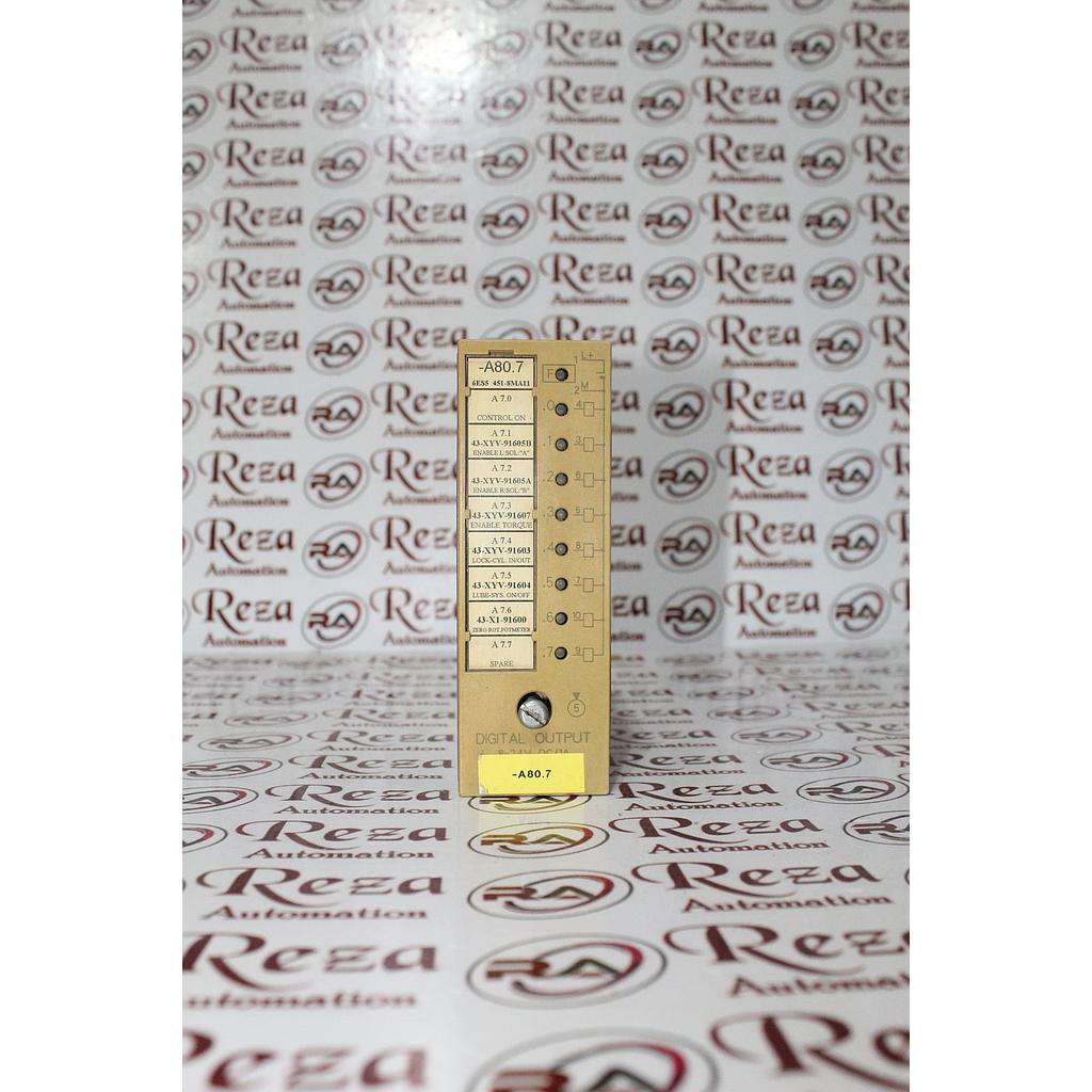SIEMENS 6ES5-451-8MA11 OUTPUT MODULE