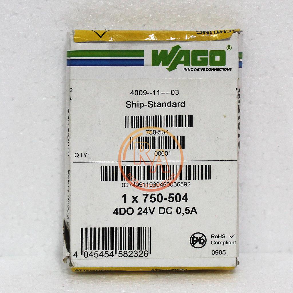 WAGO 750-504 4--Channel Digital Output Module