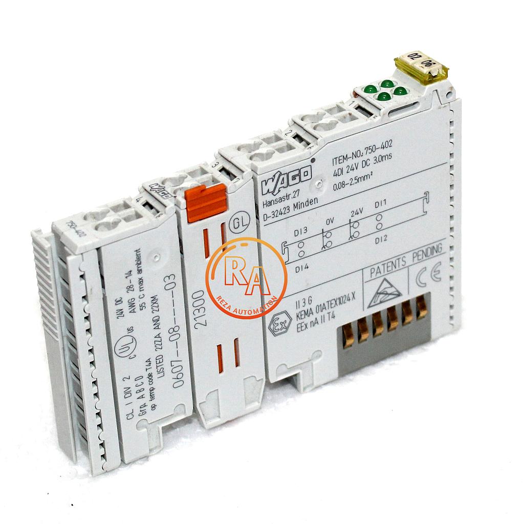 Wago 750-402 4 Channel Digital Input Module