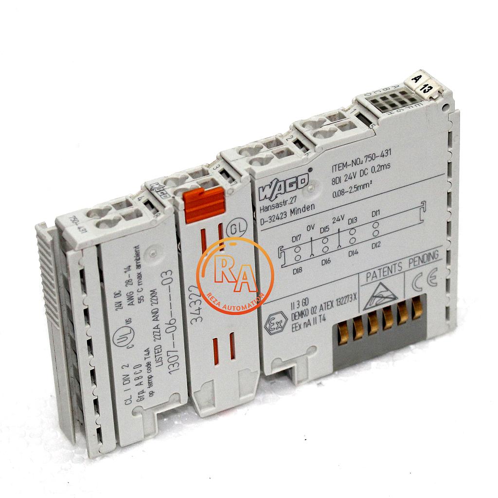 WAGO 750-431 Digital Input Module 8-Channel