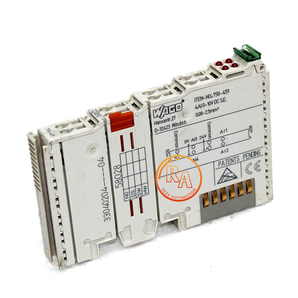 WAGO 750-459 Analog Input Module 10 VDC Single-ended