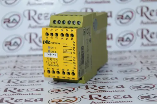 PILZ PZE X4V8 (774584) SAFETY RELAY 